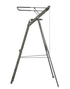 Oem Aluminium Jachtboomladderstandaard Met Poten HTS-01B Opvouwbare Jachtladder Opvouwbare Jachtladder