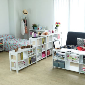 Mueble de TV Moderno de Madera de 6 Unidades para Sala de Estar, Apartamento y Oficina en Casa - Product Image 4