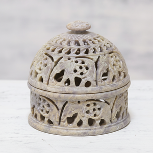 Diffuseur d'arômes en marbre de luxe pour huiles essentielles avec fonction humidificateur à brume silencieuse pour la chambre et le salon du spa - Product Image 1