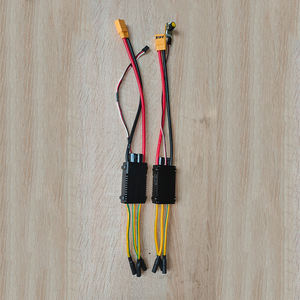 อะลูมิเนียมอัลลอยด์ของแท้ รุ่น 120HV 120A แรงดันสูง สำหรับเครื่องบินบังคับวิทยุแบบปรับได้ ปีกตรึง พร้อมตัวควบคุมอิเล็กทรอนิกส์ - Product Image 1