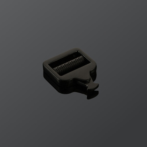 Hebilla de liberación lateral de aleación de zinc, negra, duradera, para bolsos, ajustable - Product Image 3