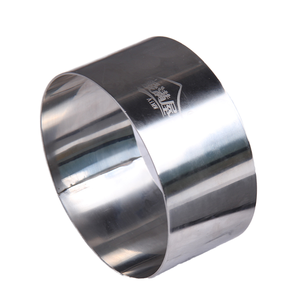 Homesun Anneau à gâteau rond en acier inoxydable écologique Modèle LX-6836 pour la cuisson - Product Image 1