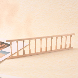 Accesorios <span class=keywords><strong>de</strong></span> decoración para <span class=keywords><strong>casa</strong></span> <span class=keywords><strong>de</strong></span> <span class=keywords><strong>muñecas</strong></span> 1:12, material <span class=keywords><strong>de</strong></span> madera, pasamanos <span class=keywords><strong>de</strong></span> 12 postes. - Product Image 3