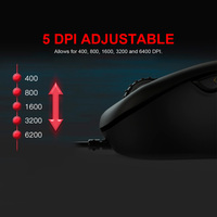 Penjualan Laris Mouse Kabel Murah OEM ODM Pelanggan Mouse PC Komputer Kantor 7 - RGB Menyala Tikus Permainan Portabel Mouse Berkabel