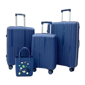 חדש PP מזוודות חליפת נסיעות מארז ערכות מזוודות מזוודה PP סט מזוודות