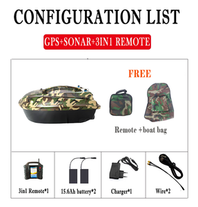 New <span class=keywords><strong>Big</strong></span> nước mặn GPS RC Bait thuyền 800m Khoảng cách điều khiển từ xa GPS Bait thuyền với Sonar cá Finder cá chép thuyền đánh cá - Product Image 5