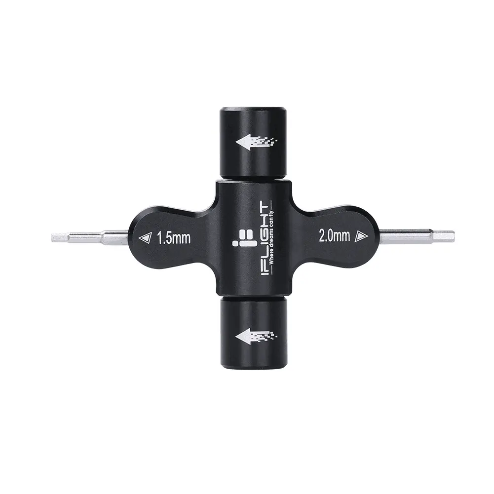 IFlight-Llave Quad M3 M5 de 1,5mm/2mm, destornillador de utilería, rodamiento de trinquete integrado, herramienta de rodamiento unidireccional para RC Drone FPV Racing UAV