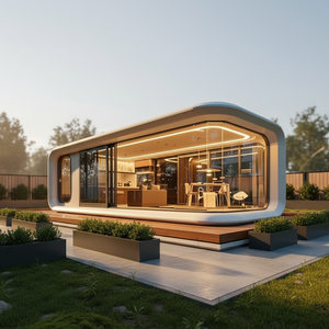 Cabina <span class=keywords><strong>Mobile</strong></span> Apple Deluxe a Due Piani per Ufficio, Negozio, Chiosco, Campeggio Civile, Sala Riunioni in Metallo per Esterni - Product Image 3