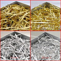 Papier froissé scintillant biodégradable pour remplissage de boîtes et paniers, emballage cadeau pour bijoux et lunettes (lunettes et bagues incluses)