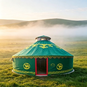 <span class=keywords><strong>Yourte</strong></span> mongole respirante et confortable, adaptée <span class=keywords><strong>à</strong></span> divers contextes, en promotion pour les lieux de loisirs en plein air - Product Image 3