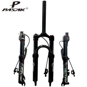 Fourche avant de vélo <span class=keywords><strong>20</strong></span>/24 <span class=keywords><strong>pouces</strong></span> pour VTT, fourche à <span class=keywords><strong>air</strong></span> en alliage d'aluminium, frein à disque 100 mm, fixation rapide, commande par épaule - Product Image 6