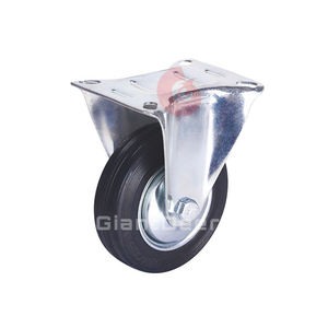 3Inch 3.5Inch 4Inch 5Inch <strong>6Inch</strong> 8Inch European Style <strong>Swivel</strong> Threaded Stem Industrial Rubber <strong>Caster</strong> <strong>Wheel</strong> - Product Image 4