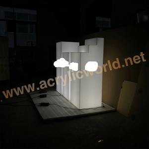 4-Tiered ไรเซอร์สำหรับใช้บนโต๊ะ-ชุดแท่นแสดงอะคริลิค - Product Image 4