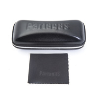 Ensemble Étui en Cuir PU Pliant Multiple Partagas pour Lunettes de Soleil en Vrac, Boîte Personnalisable et Pochette Designer de Sport