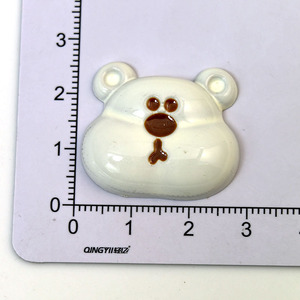 Pink Bear Patch Bow DIY Jewelry Accessories For Clogs <b>Shoe</b> <b>Decorations</b> 10cm Plastic Resin Women Spring 2026 - Product Image 4