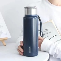 Bouteille d'infuseur de thé en acier inoxydable infusé aux fruits de 800ml tasse de voyage étanche café thé thermos avec infuseur pour chaud et froid
