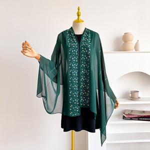 Rhinestone Chiffon <b>Hijab</b> Scarf Ethnic Lace <b>Square</b> Headscarf Middle East Muslim Women Sunscreen Shawl Wrap Wholesale - Product Image 2