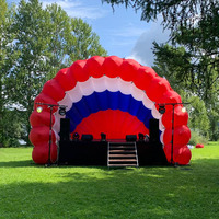 Acheter scène gonflable et podium, scène de coquille gonflable-petite tente de scène, dôme de concert de coquille d'explosion