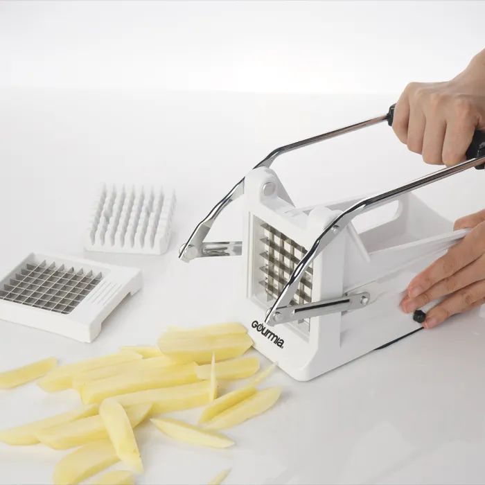 Plastic Kitchen Gadgets Manual French Fry Making Machine Potato Chopper