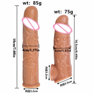 قضيب صناعي للرجال, قضيب صناعي للرجال قابل لإعادة الاستخدام لتكبير القضيب ، قضيب موسع القضيب ، ألعاب جنسية للرجال - Product Image 1