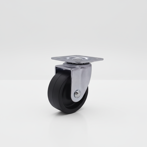Moderne 1,5 Zoll PP-Schwenkrollen mit Plattenmontage und Bremse für Lager, Wohnzimmer, Küche, Holzmöbel und Wagen - Product Image 2