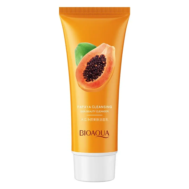 Crema y loción facial de papaya Lavado facial Suave y eficaz para el cuidado de la piel