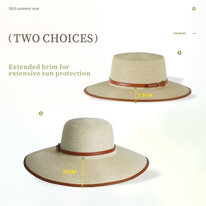 2025 người anh của phụ nữ tùy chỉnh thêu logo mùa hè bãi biển mặt trời Top <span class=keywords><strong>hat</strong></span> & Purse Set cho các hoạt động ngoài trời như câu cá & Du Lịch - Product Image 3