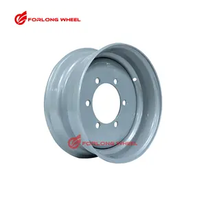 FORLONG 17.5 Inch 6.75X17.5 6x205 6-205-161 Steel Big Agricultural Implement Wheels For 215/75R17.5