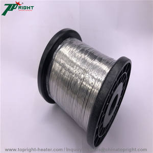 Cable de Nicromo Chromel Ni80 <span class=keywords><strong>Temco</strong></span>, Resistencia de Calentamiento Rohs Ni80Cr20, Cables Redondos o Planos - Product Image 5