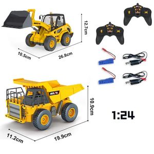 Huina 1515 1:24, kontrol jarak jauh sembilan saluran + 2023 bulldoser - Product Image 6