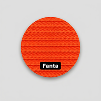 Tissu en maille côtelée double Fanta en polyester, matériau textile texturé extensible pour la confection de vêtements et de mode