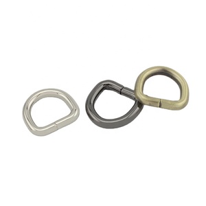 Anneaux en D métalliques réglables Nolvo World 15*15 mm 5/8 po - 6 couleurs disponibles, <span class=keywords><strong>logo</strong></span> personnalisable pour articles en cuir et accessoires de fabrication de sacs - Product Image 1