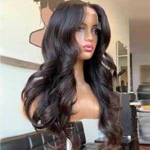 Perruques en cheveux naturels vietnamiens 13x4 Lace Front, ondulées lâches, densité 250%, longues coiffures Fumi pour femmes noires - Product Image 1