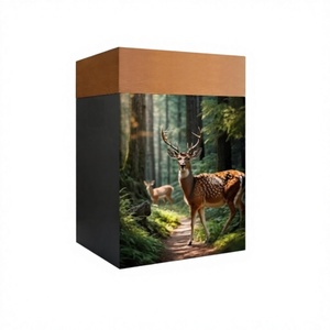 Cremation Urn for Human <b>Ashes</b> Adult Male Female Wooden Urn <b>Box</b> & Casket for <b>Ashes</b> Child Pets Cat <b>Dog</b> Funeral Urn for <b>Ashes</b> - Product Image 1