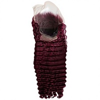 Perruque longue Lace Front 13x6 en cheveux humains vierges vietnamiens, HD transparente 4, 150% Double Drawn, pré-épilée, cuticules alignées