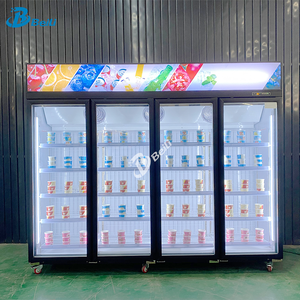 Réfrigérateur à boissons à 4 portes, réfrigérateur <span class=keywords><strong>Red</strong></span> <span class=keywords><strong>Bull</strong></span>, vitrine réfrigérée, réfrigérateur de présentation - Product Image 2