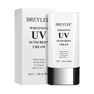 BREYLEE Private Label White ning UV-Sonnenschutz SPF 50 Feuchtigkeit spendende Anti-Aging-Hautpflege Sonnenschutz Sonnenschutz