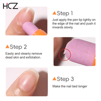 Nouveau Stylo de Manucure Professionnel 2025 – Poussoir et Coupe-Cuticules en Céramique pour Soin des Ongles, Polissage et Limage