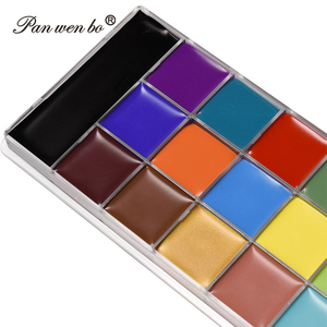 Kit de peinture corporelle et faciale à l'huile pour enfants et adultes, 20 couleurs, non toxique, sûr, pour Halloween, tatouage, fête à thème <span class=keywords><strong>FX</strong></span> - Product Image 6