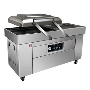 Máquina automática de envasado al vacío de doble cámara DZ 400/500/600/700/800, empaquetadora al vacío para té, carne, arroz, alimentos, pescado