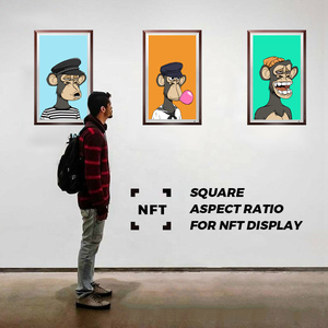 Alihh 27 Inch Thông Minh Đám Mây Ảnh Video Nft Màn Hình Hiển Thị Độ Nét Cao Xách Tay Nghệ Thuật Wifi Hiển Thị Hình Ảnh Kỹ Thuật Số Khung Bằng Gỗ - Product Image 3