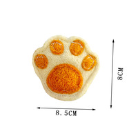 Nouvel ensemble de trois jouets à mâcher pour chat en forme d'œufs frits, de poisson jaune et de pattes de chat, pour le nettoyage des dents, avec herbe à chat
