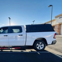 Couverture de toit de camionnette, imperméable, pliable, en alliage d'aluminium, auvent rigide pour Ford RAM 1500 3500