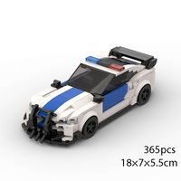 Compatible avec les briques de marque, petites particules, voiture de course de luxe en plastique, MOC, jouet de construction éducatif à assembler soi-même pour enfants