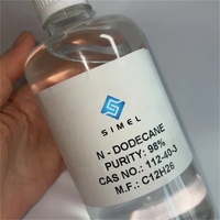 Fournisseur direct d'usine, dodécane à 99% de pureté, CAS 112-40-3, solvant utilisé pour l'encre, la peinture, l'adhésif, bon prix, point d'ébullition 216-218°C
