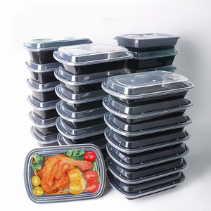 Takeaway Disposable <strong>Plastic</strong> Take Out Fast Food Containers High Temperature Resistant <strong>Plastic</strong> <strong>Lunch</strong> <strong>Box</strong> - Product Image 1