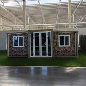 Maison extensible de 40 pieds avec trois chambres à coucher et un design original en Chine, dotée d'un mur-rideau en verre, disponible pour la personnalisation - Product Image 3