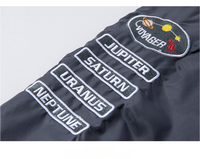 Qualité supérieure grande taille hommes blouson aviateur réversible toile Hip Hop imperméable fermeture à glissière impression personnalisée broderie