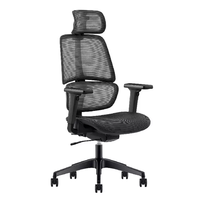 Accoudoir 4D réglable multi-angles, appui-tête et soutien lombaire, chaise ergonomique, roulettes silencieuses de 2,5 pouces