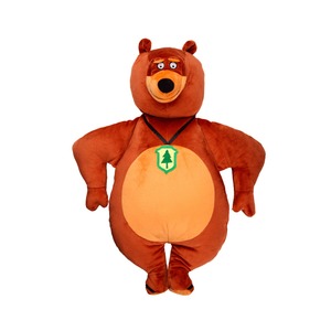 Peluche Grizzy e i Lemming, Orso Polare <span class=keywords><strong>Grizzly</strong></span>, Personaggi dei Cartoni Animati, Bambole di Peluche, Cuscino Morbido per Dormire - Product Image 3